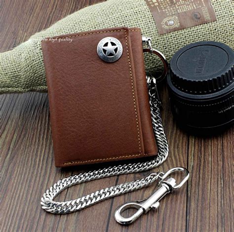 wallet with chain for men